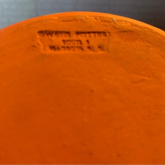 VTG Owens pottery canister with heart motif - Picture 6 of 8